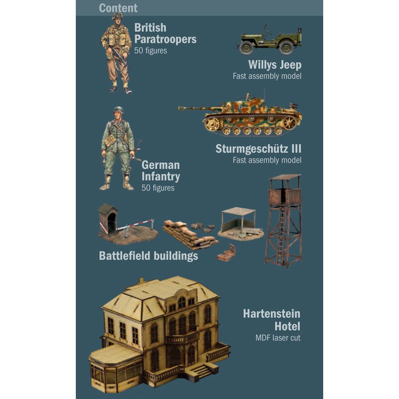 ITALERI 1/72 Operation "Market Garden" Hotel Hartenstein