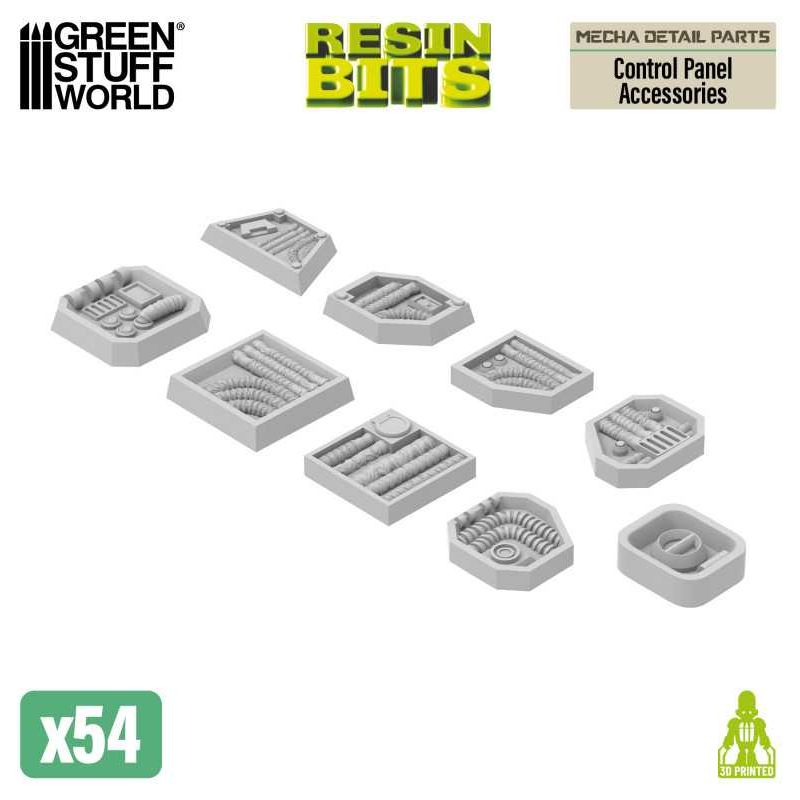 GREEN STUFF WORLD Mecha Detail Parts - Control Panel Accessories