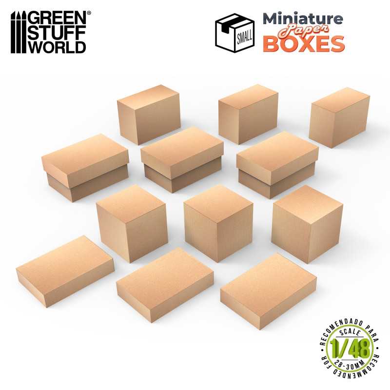 GREEN STUFF WORLD Miniature Boxes - Small