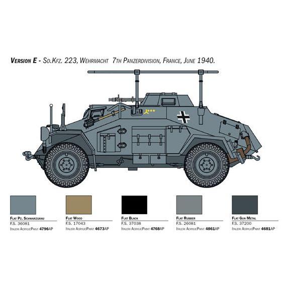 ITALERI 1/56 Sd. Kfz. 222/223