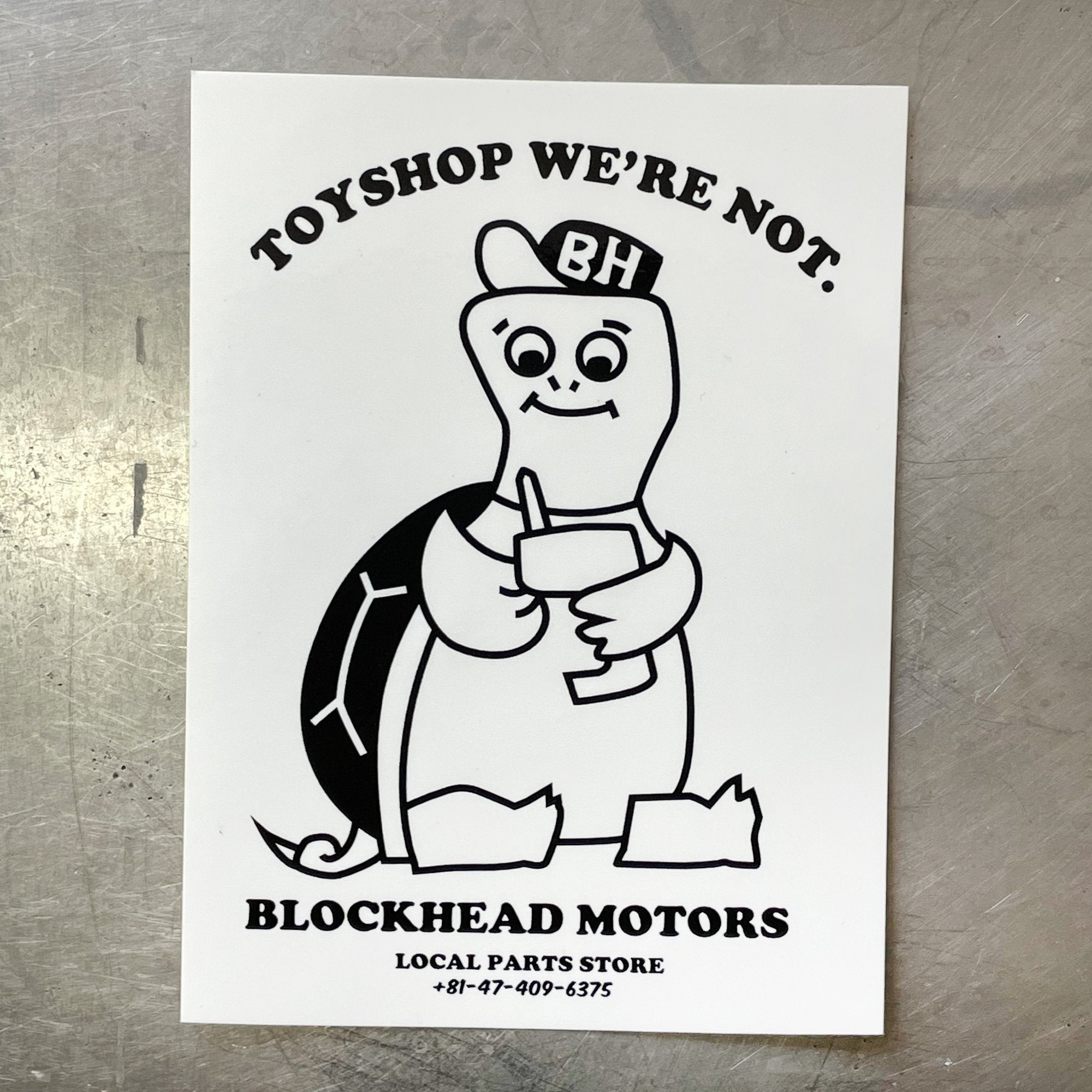 BLOCKHEAD MOTORS RC Turtle Sticker