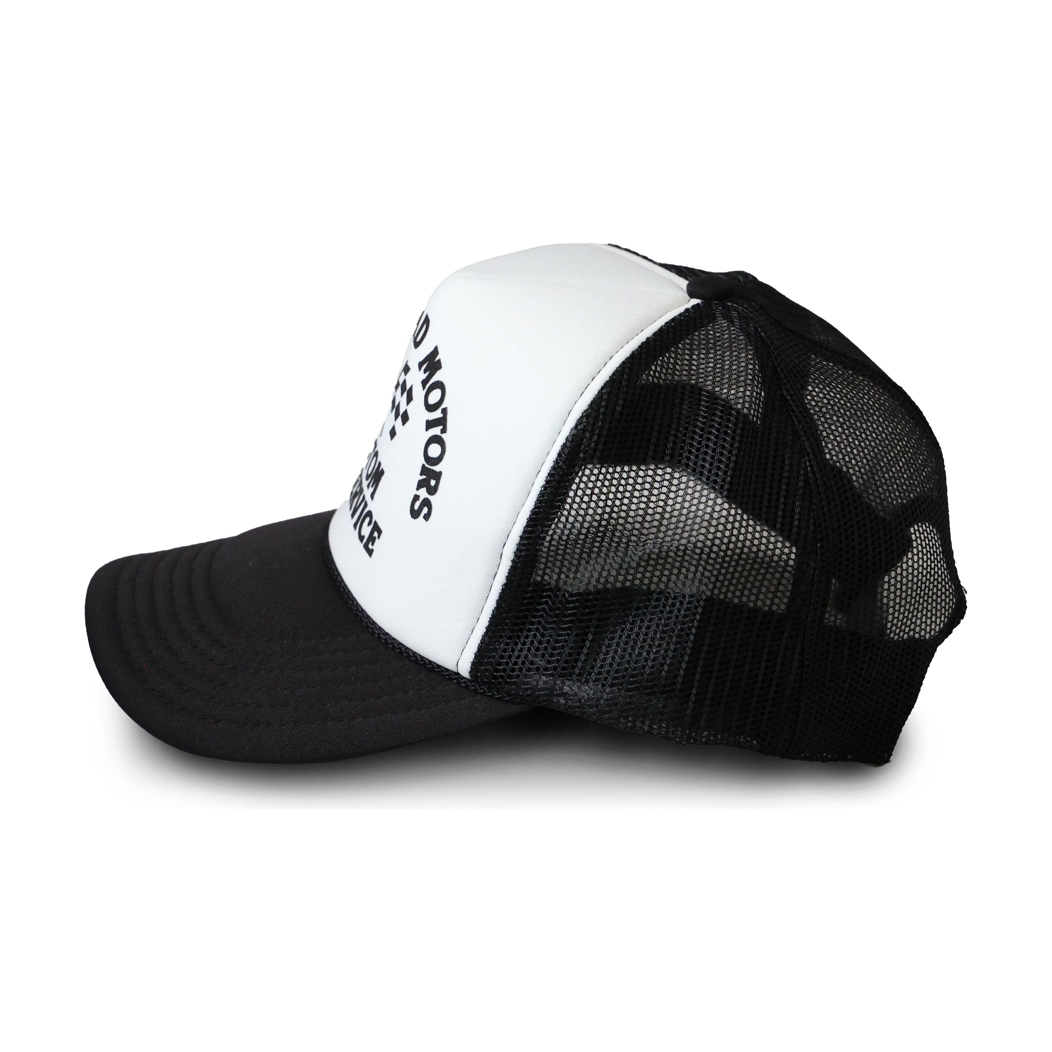 BLOCKHEAD MOTORS Old School Mesh Cap [White x Black]