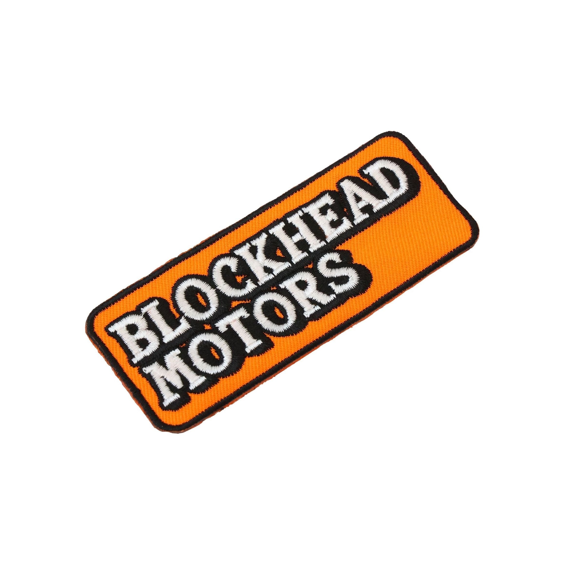 BLOCKHEAD MOTORS BH Embroidered Patch