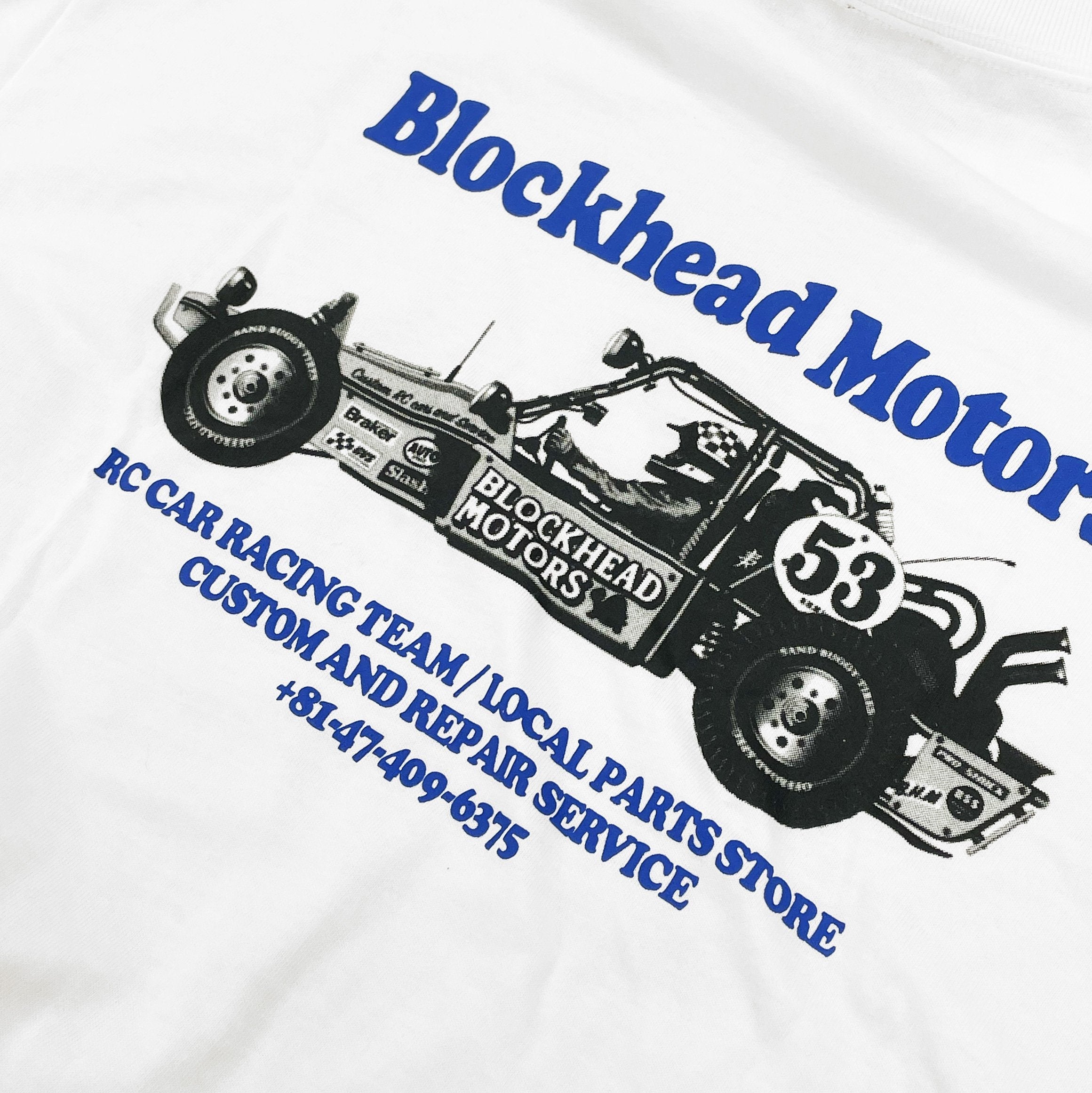 BLOCKHEAD MOTORS Vintage Buggy T-Shirt (White) [XXL]