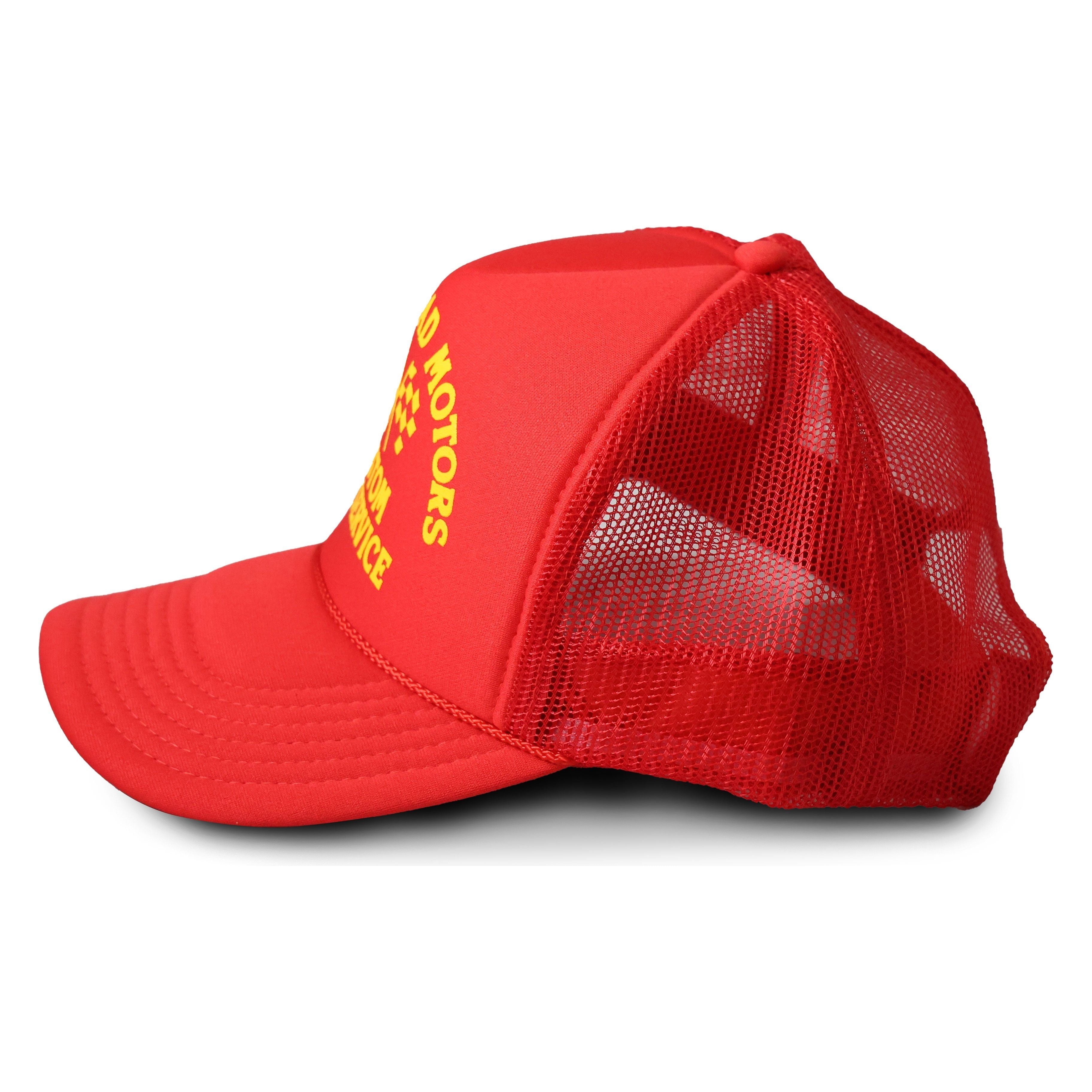 BLOCKHEAD MOTORS Old School Mesh Cap [RED]