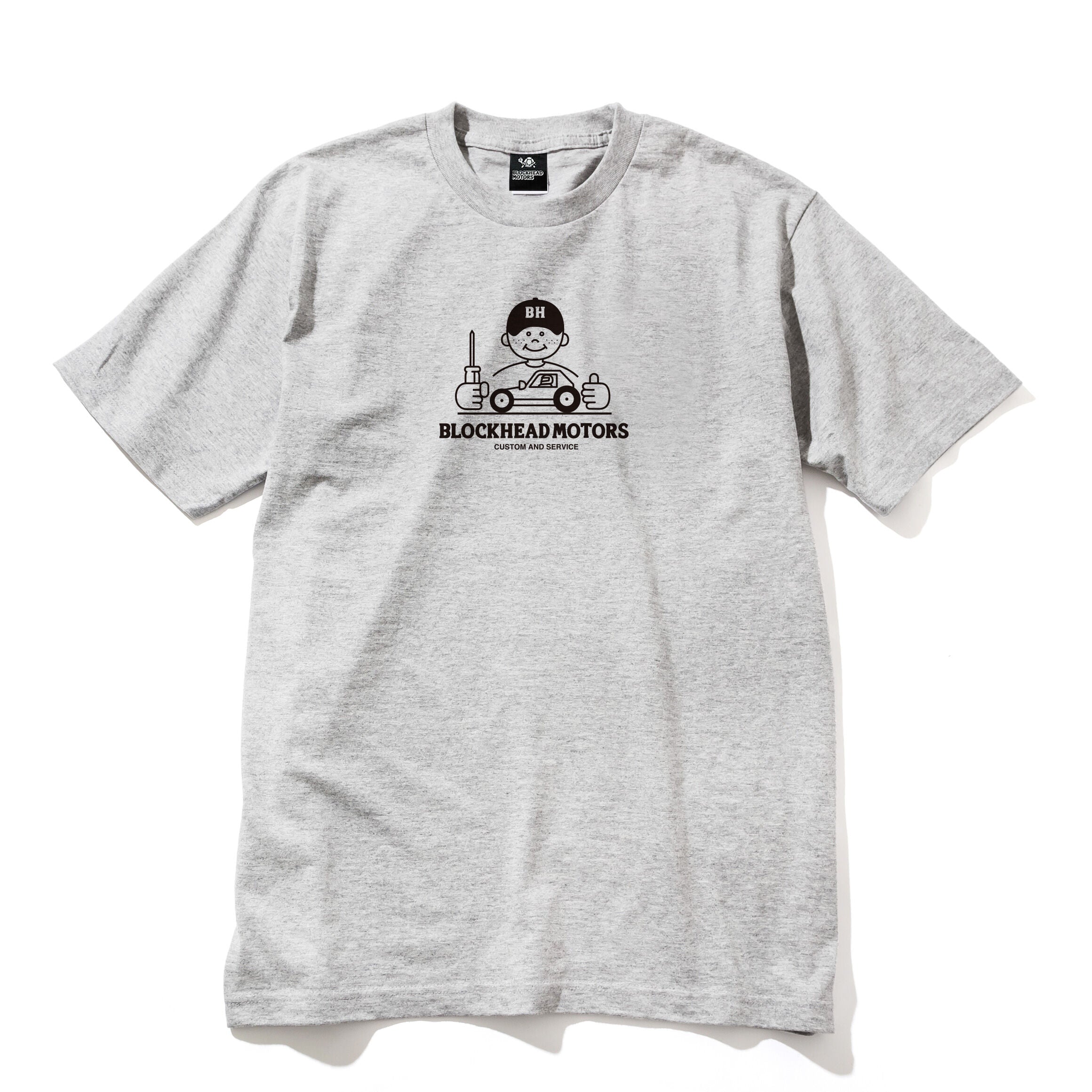 BLOCKHEAD RC Boy T-Shirt (Gray) [XXL]