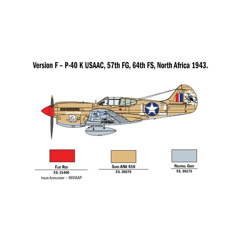 ITALERI 1/48 P-40 E/K Kittyhawk with Australian Decals