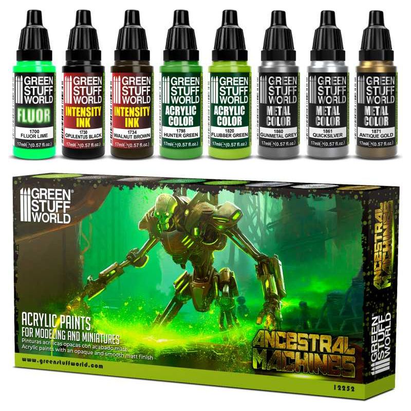 GREEN STUFF WORLD Paint Set - Ancestral Machines