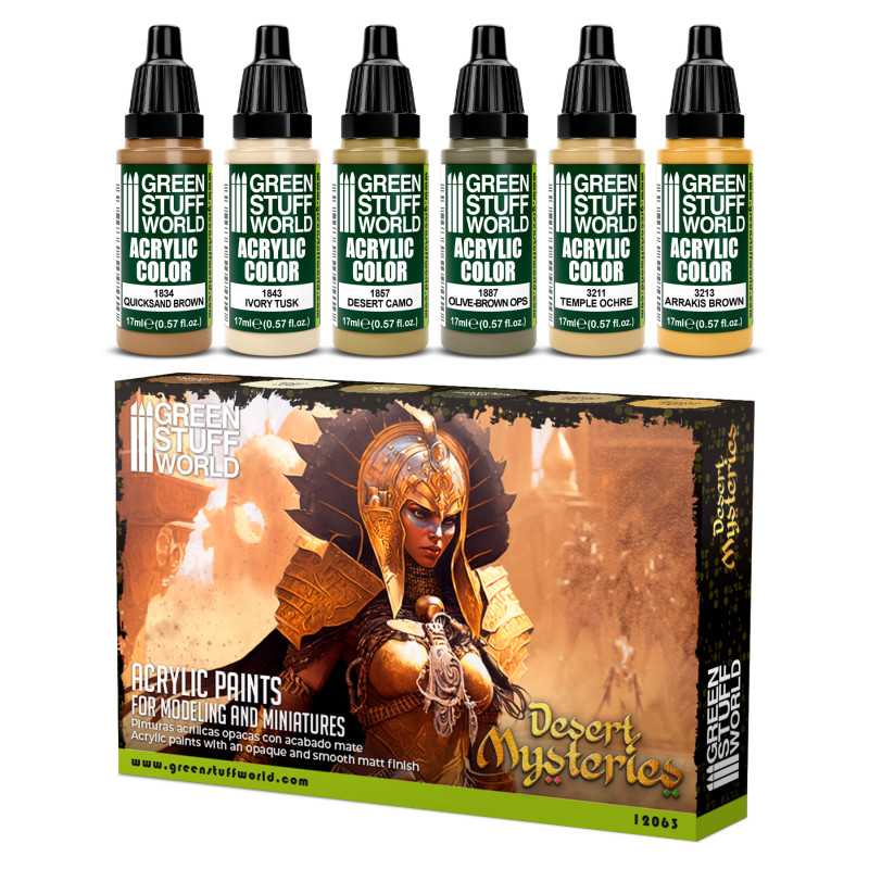 GREEN STUFF WORLD Paint Set - Desert Mysteries