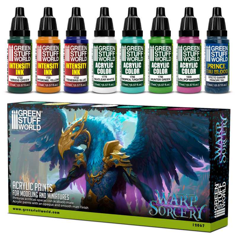 GREEN STUFF WORLD Paint Set - Warp Sorcery