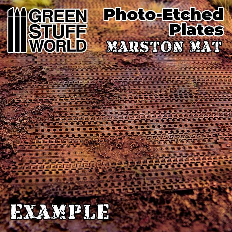 GREEN STUFF WORLD Photo-Etched Plates - Marston Mats 1/72