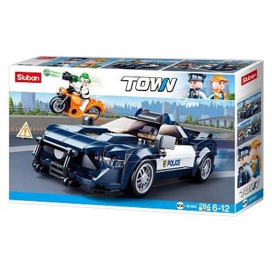 SLUBAN Town Police Car 284pcs