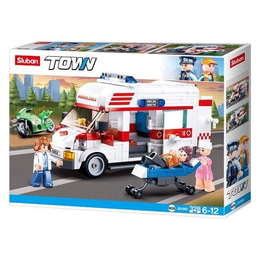 SLUBAN Town Ambulance 328pcs