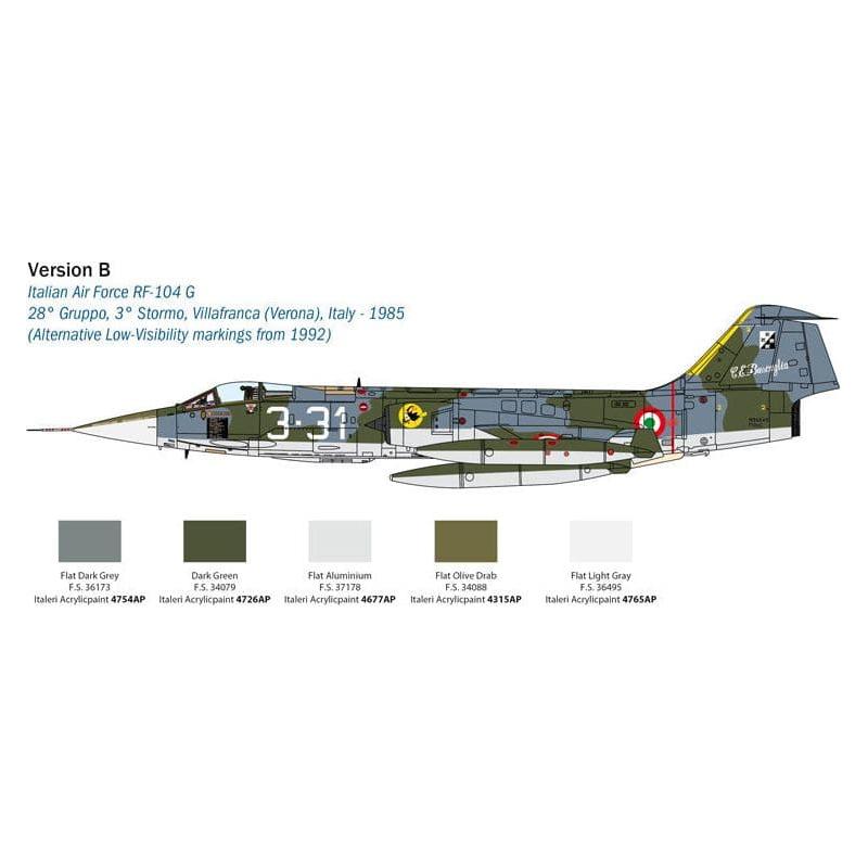 ITALERI 1/32 F-104G/S - RF-104G Starfighter