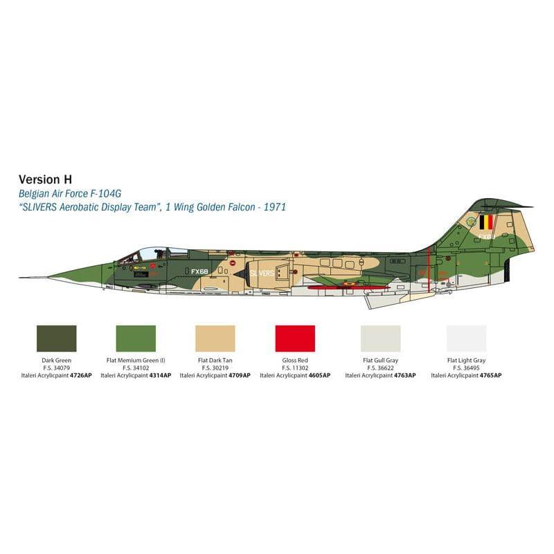 ITALERI 1/32 F-104G/S - RF-104G Starfighter