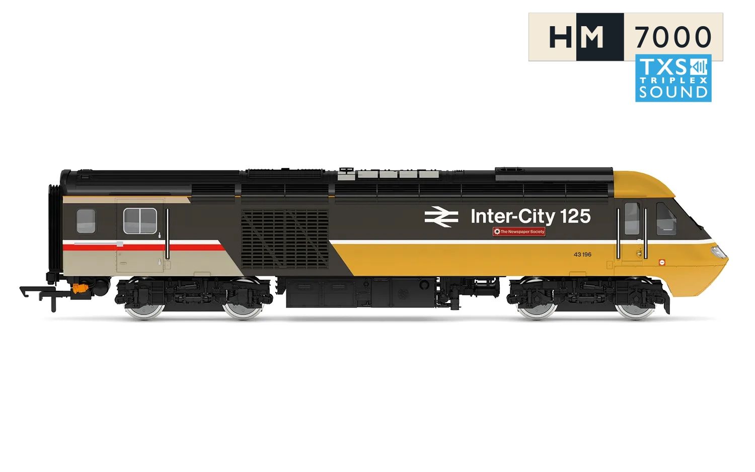 HORNBY OO BR, InterCity Executive Class 43 HST Train Pack - Era 7 (Sound Fitted)