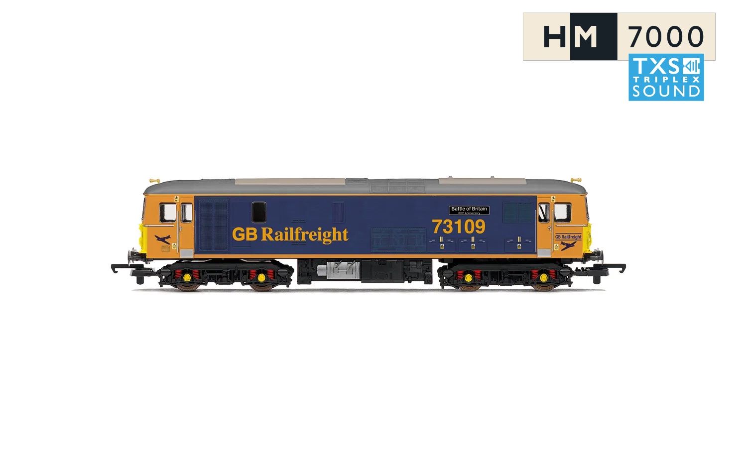 HORNBY OO RailRoad Plus GB Railfreight, Class 73, Bo-Bo, 73109 'Battle of Britain' - Era 10