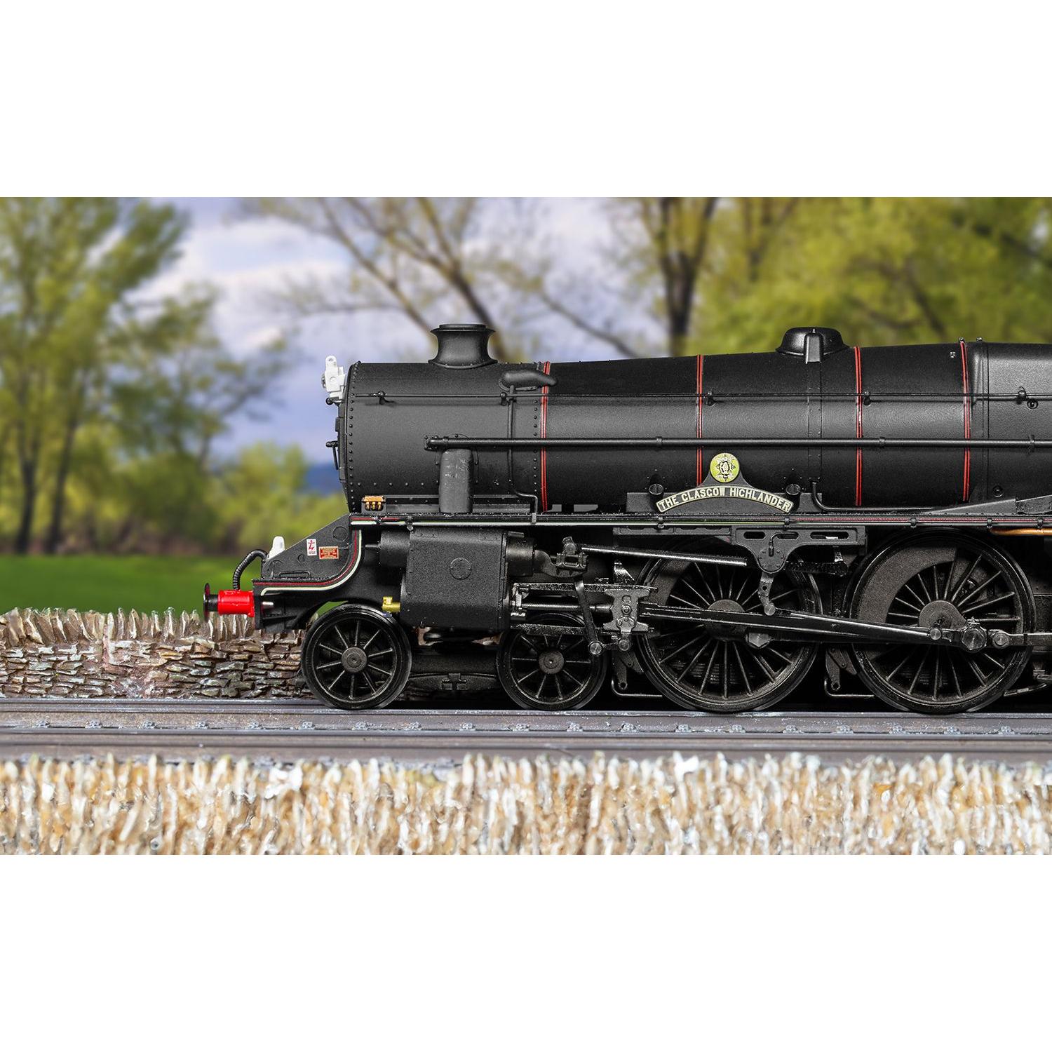 HORNBY OO BR, Stanier 5MT 'Black 5', 4-6-0, 45157 'Glasgow Highlander' - Era 5