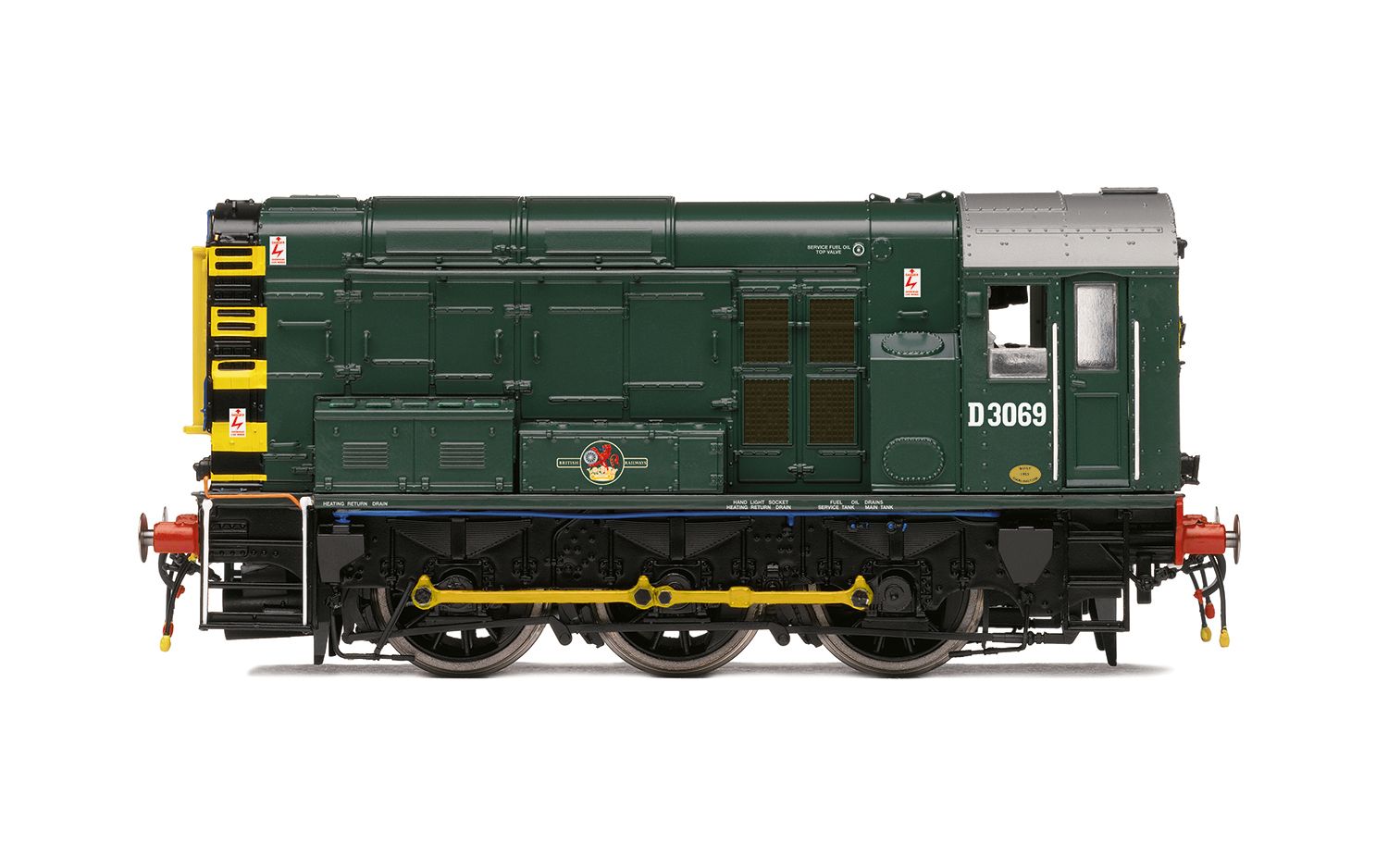 HORNBY OO BR, Class 08, 0-6-0, D3069 - Era 5 (Sound Fitted)