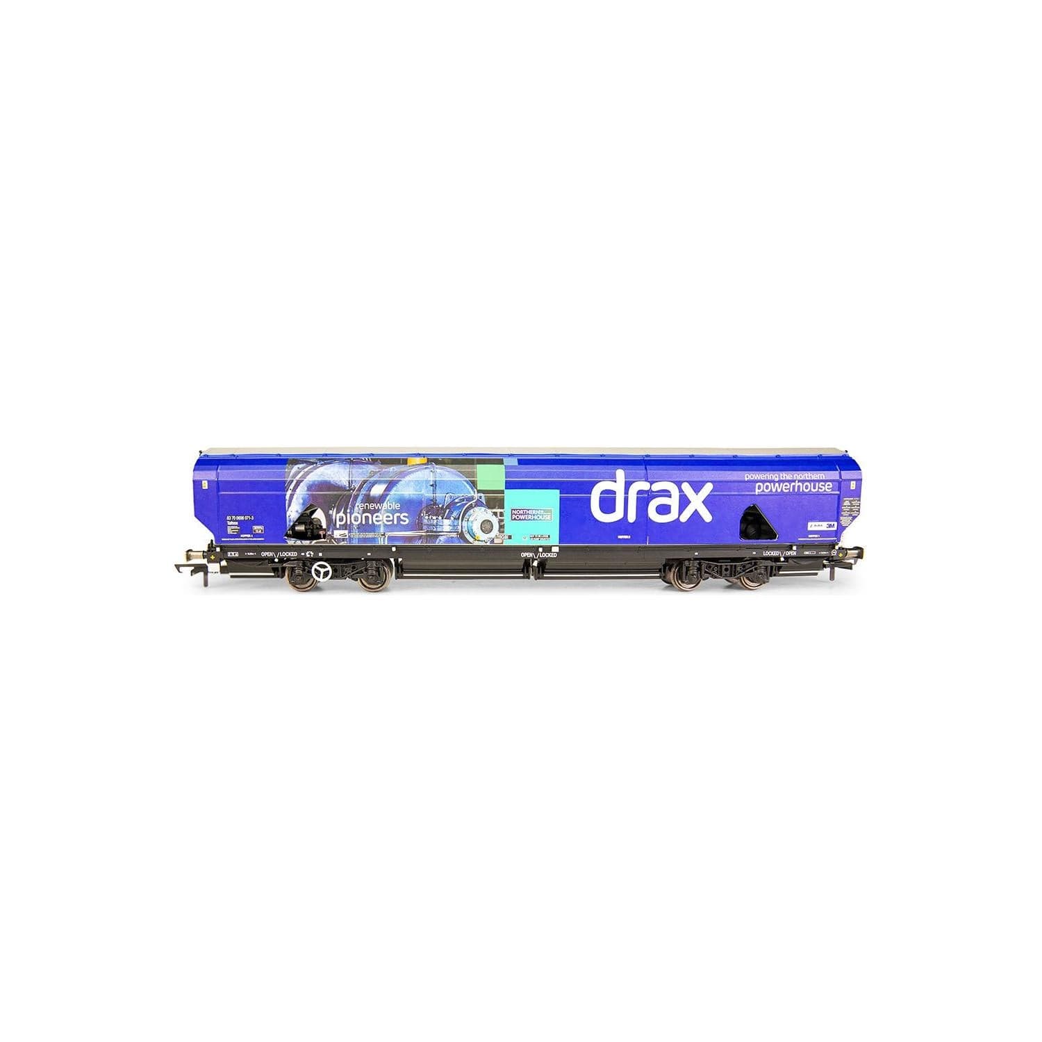 HORNBY Drax Biomass Wagon Pack, 83700698071-3 & 83700698009-3