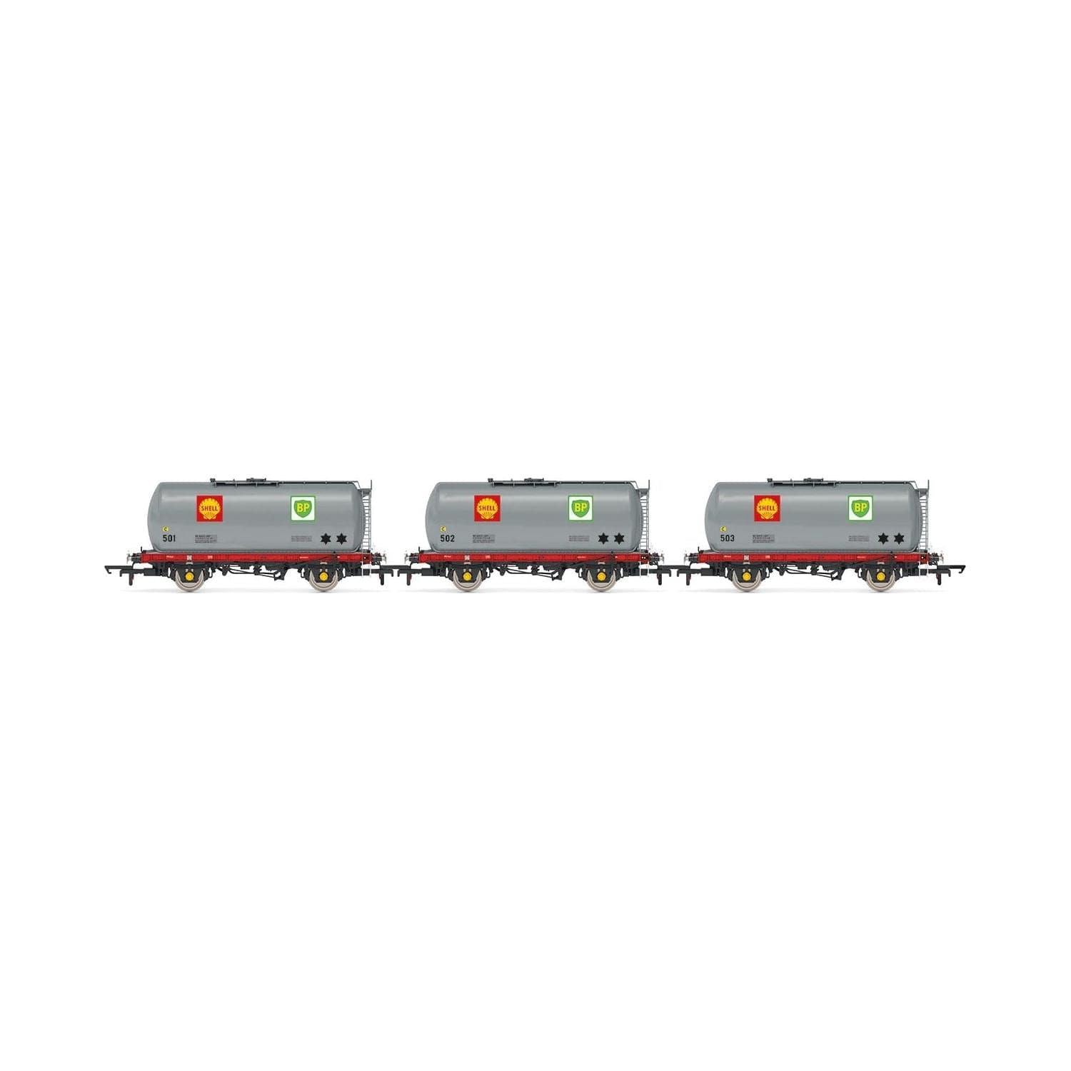 HORNBY SHELL-MEX, TTA TANK WAGON TRIPLE PACK - ERA 8