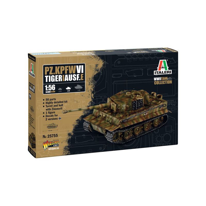 ITALERI 1/56 Pz. kpfw. VI Tiger I Ausf. E