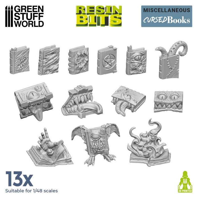 GREEN STUFF WORLD 3D Printed Set - Resin Cursed Books