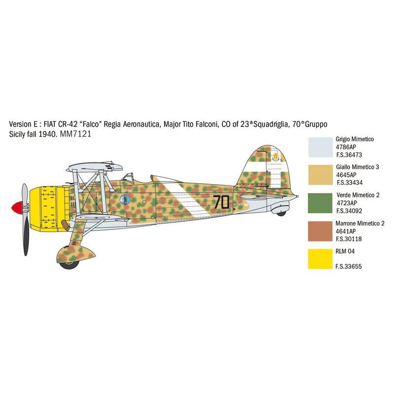 ITALERI 1/48 Fiat CR.42 "Falco" Battle of Britain 80th Anni