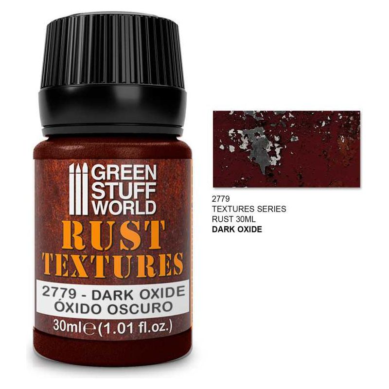 GREEN STUFF WORLD Rust Textures - DARK OXIDE RUST 30ml