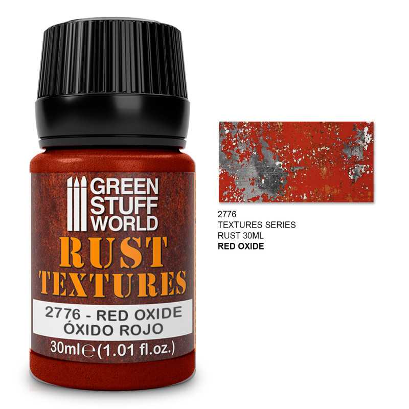 GREEN STUFF WORLD Rust Textures - RED OXIDE RUST 30ml