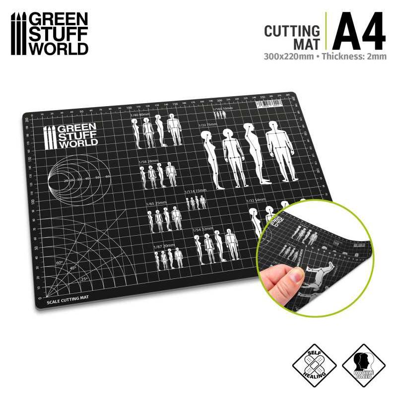 GREEN STUFF WORLD Scale Cutting Mat A4