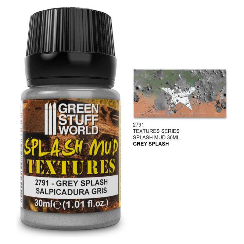 GREEN STUFF WORLD Splash Mud Textures - GREY 30ml