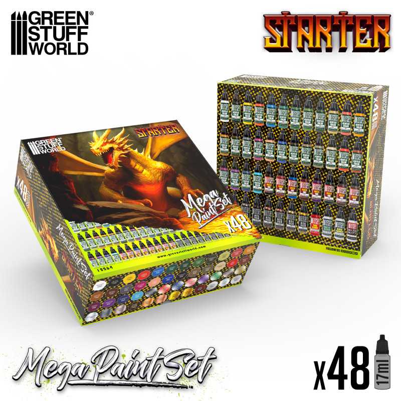 GREEN STUFF WORLD Starter Mega Paint Set