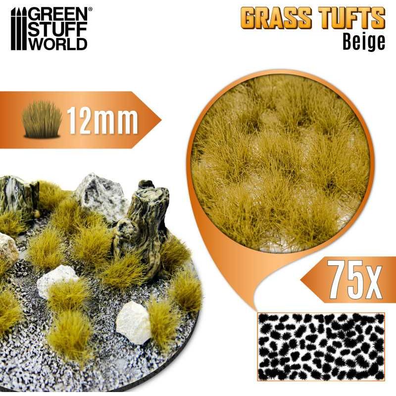 GREEN STUFF WORLD Static Grass Tufts 12 mm - Beige