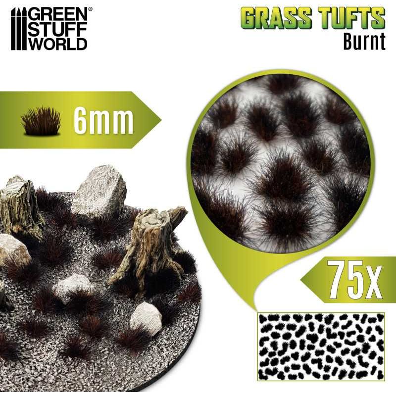 GREEN STUFF WORLD Grass TUFTs XXL 6mm - BURNT