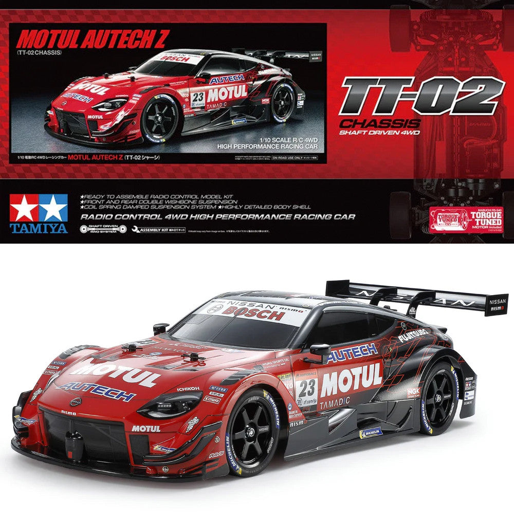 TAMIYA 1/10 RC Nissan Motul Autech Z Pre Cut & Pre Painted Body