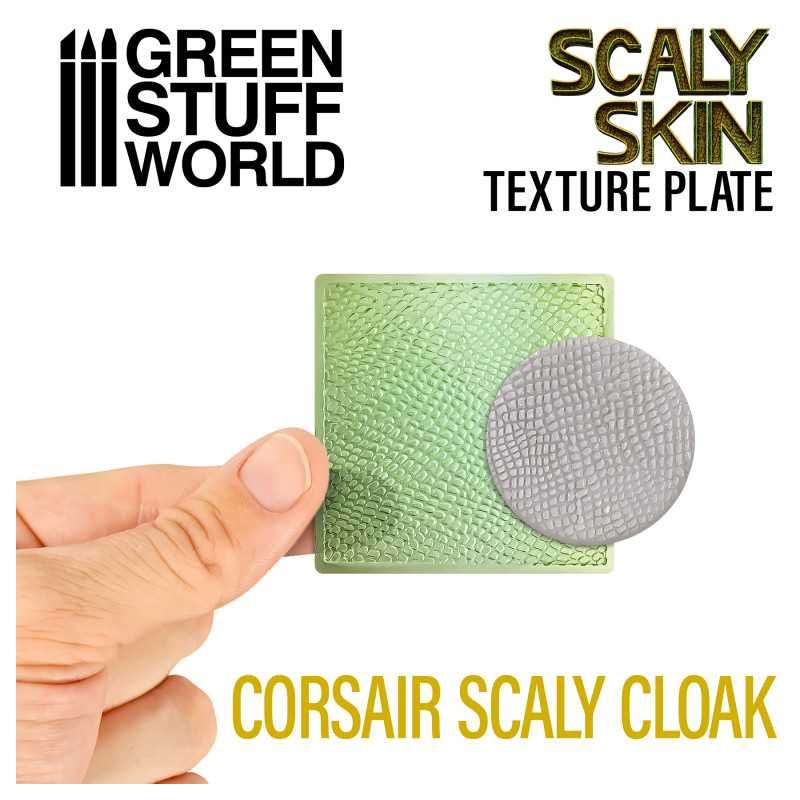 GREEN STUFF WORLD Texture Plate - Corsair Scaly Cloak