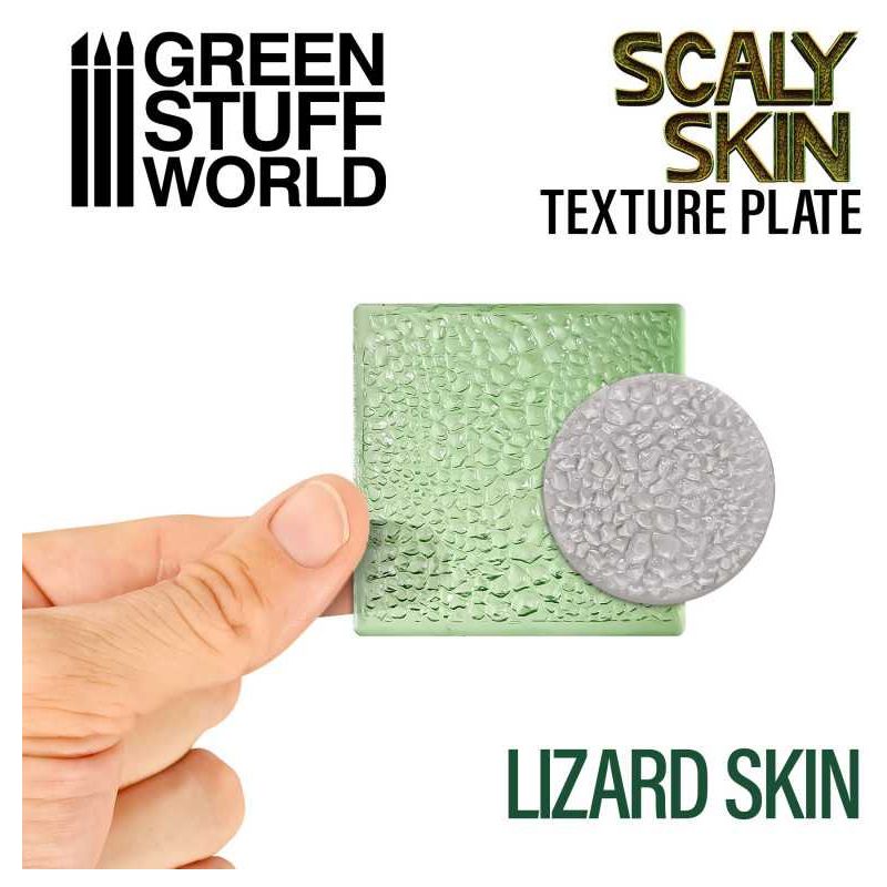 GREEN STUFF WORLD Texture Plate - Lizard Skin