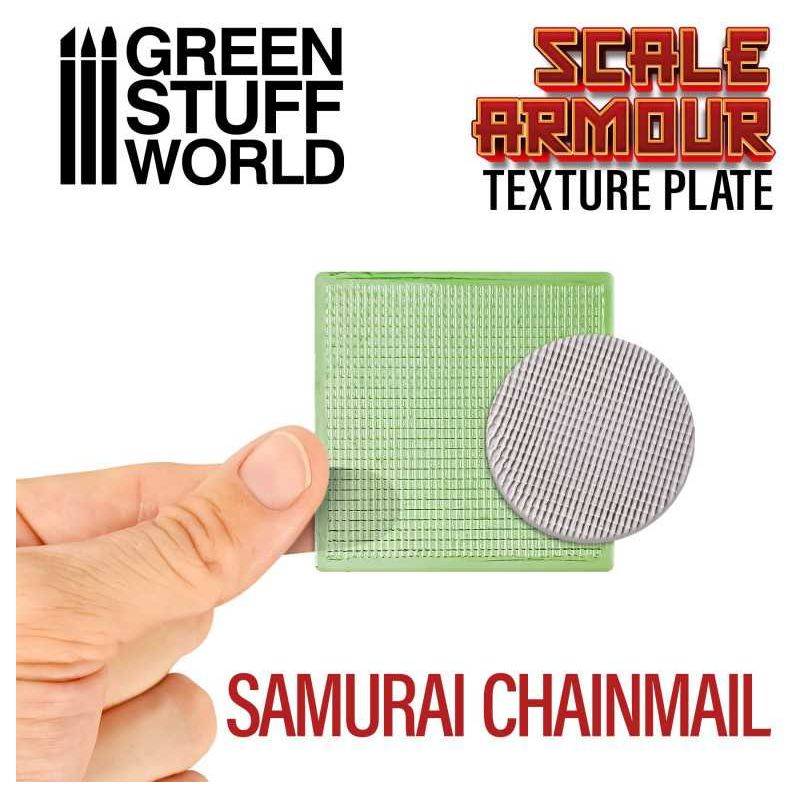 GREEN STUFF WORLD Texture Plate - Samurai