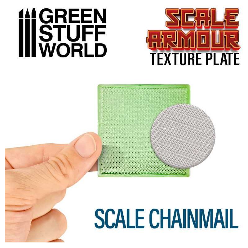 GREEN STUFF WORLD Texture Plate - Scales