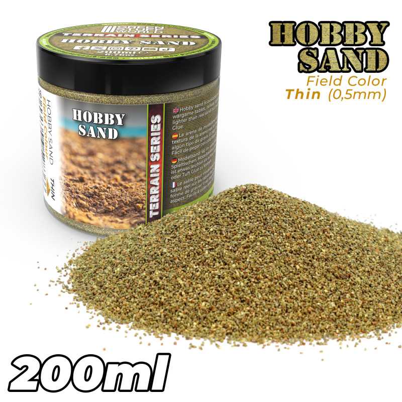 GREEN STUFF WORLD Thin Hobby Sand - Field Sand 200ml