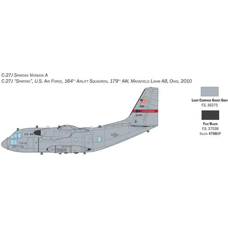 ITALERI 1/72 C-27J/G.222 "Spartan" with Super Decal Sheet