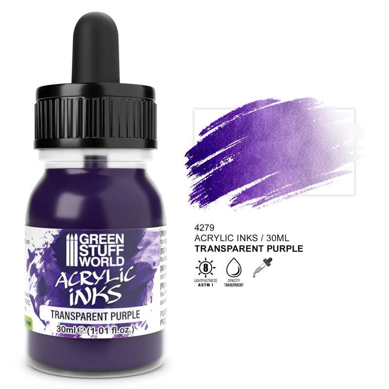 GREEN STUFF WORLD Transparent Acrylic Ink - Purple