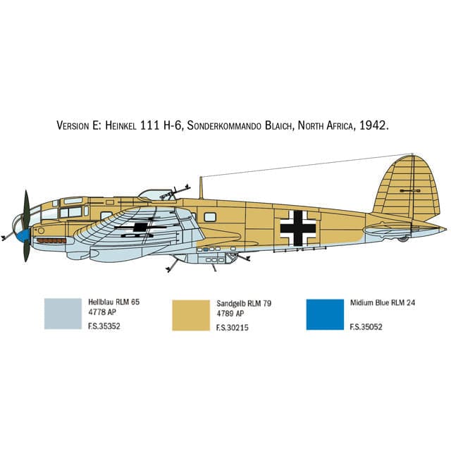 ITALERI 1/72 Heinkel He111H Battle of Britain 80th Anniversary