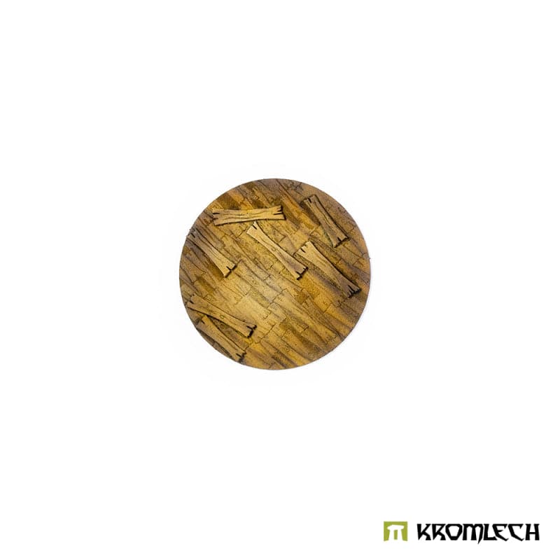 KROMLECH Wooden Planks 80mm Round Base Topper