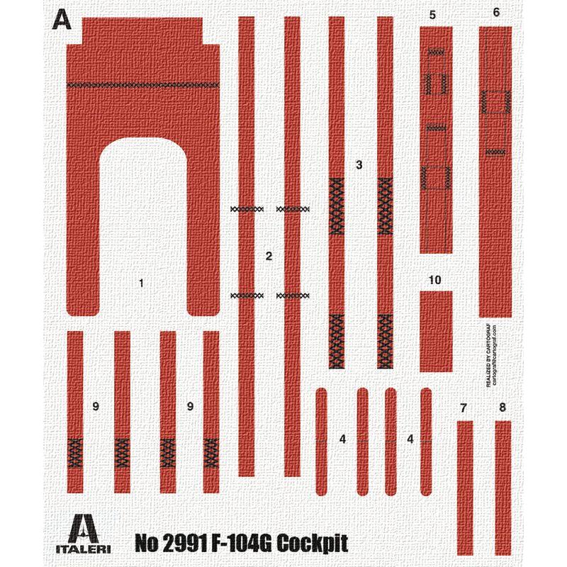 ITALERI 1/12 F-104 G Starfighter Cockpit