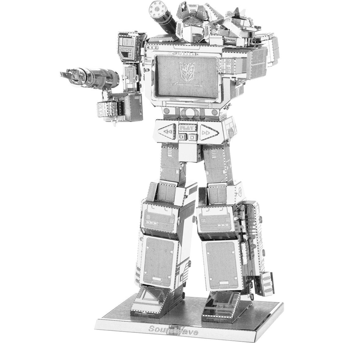 METAL EARTH Transformers Soundwave