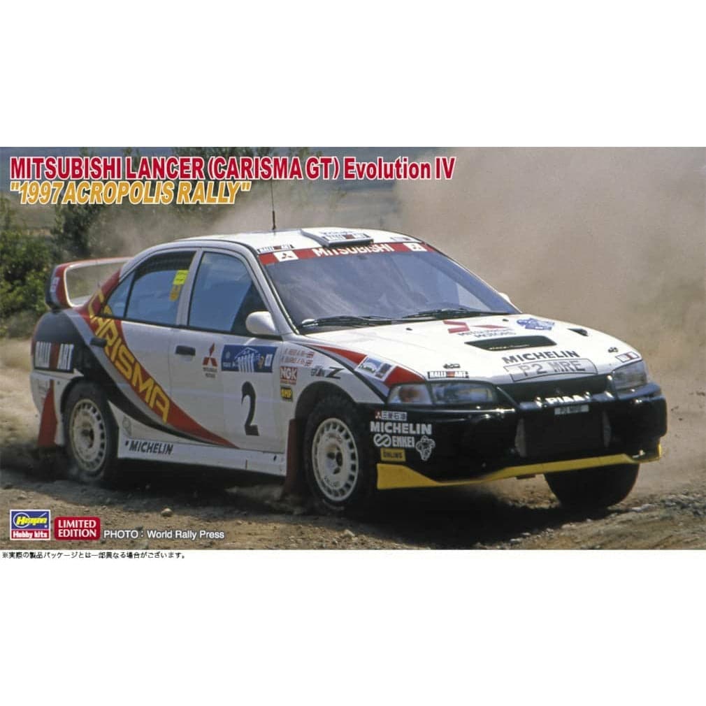 HASEGAWA 1/24 Mitsubishi Lancer (Carisma GT) Evolution IV "1997 Acropolis Rally"