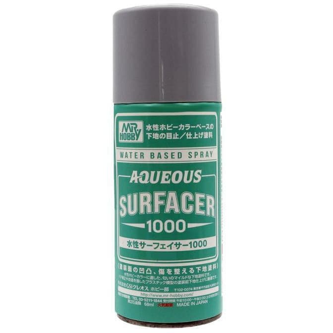 Mr Aqueous Grey Surfacer 1000 Spray