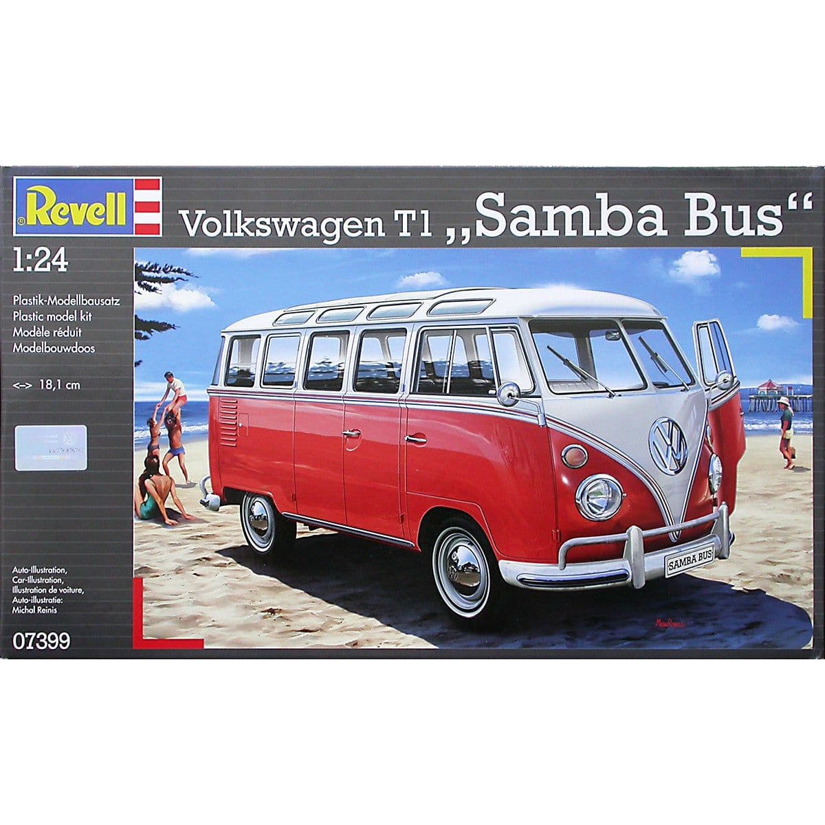 REVELL 1/24 Volkswagen T1 "Samba Bus"